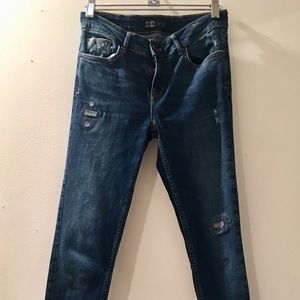 Zara Dark Wash Skinny Jeans